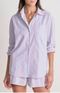 Vineyard Vines W Harbor Button Down DREW STRIPE RWB