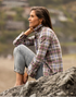 Carve Designs W Fairbanks Supersoft Shirt FIR PLAID