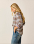 Carve Designs W Fairbanks Supersoft Shirt FIR PLAID