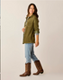 Carve Designs W Hudson Stretch Cord Shacket FIR