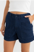 Rhythm W Fatigue Denim Short DARK WASH