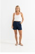 Rhythm W Fatigue Denim Short DARK WASH