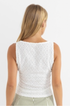 Rhythm W Charm Tank WHITE