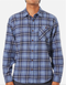 Katin M LS Derek Flannel WASHED BLUE
