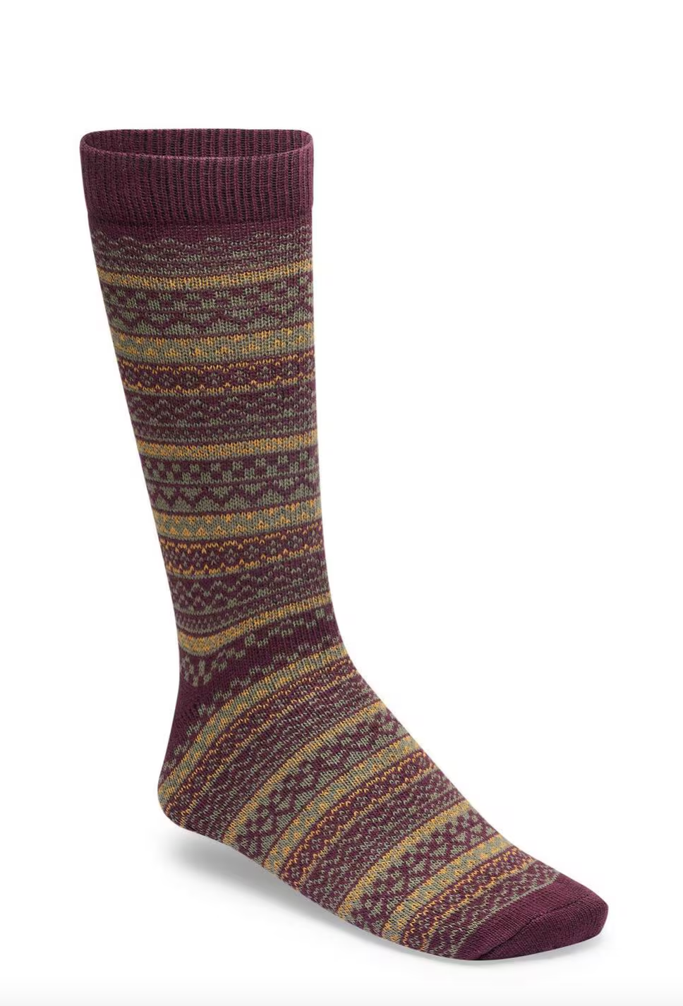 Birkenstock Cotton Pattern Socks ZINFANDEL