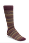 Birkenstock Cotton Pattern Socks ZINFANDEL
