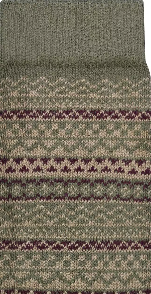 Birkenstock Cotton Pattern Socks THYME
