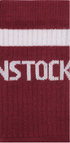 Birkenstock Striped Cotton Tennis Socks ZINFANDEL