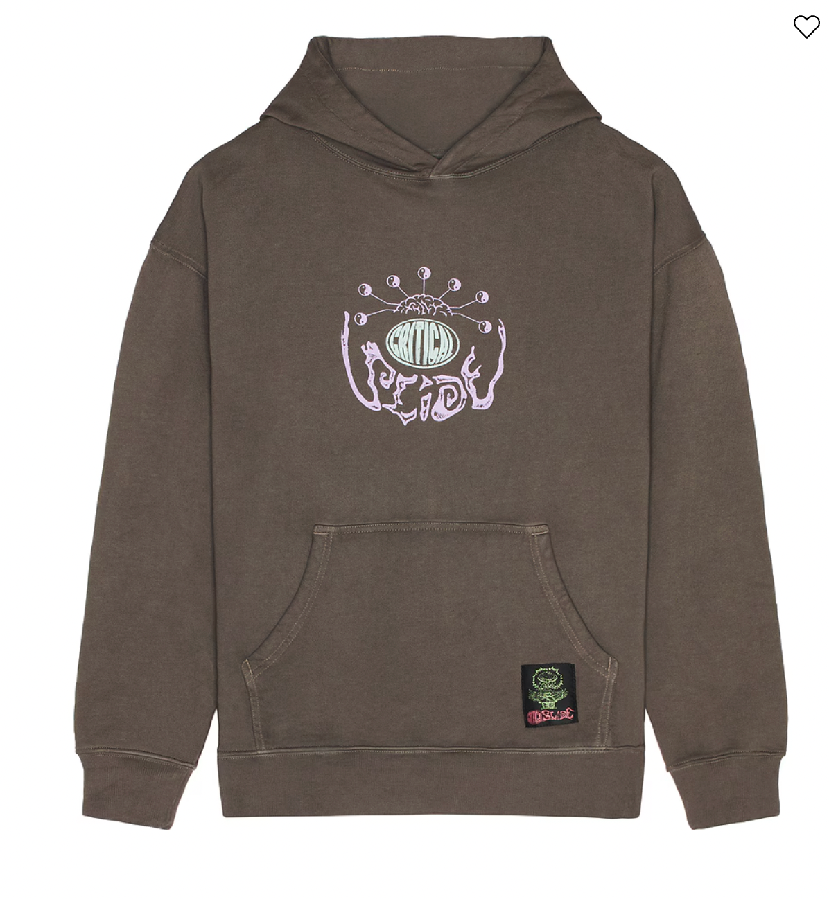 Critical Slide M Madness Hoodie ASHPHALT