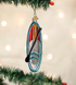 Old World Christmas Ornament BLUE PADDLEBOARD