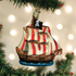 Old World Christmas Ornament PIRATE SHIP