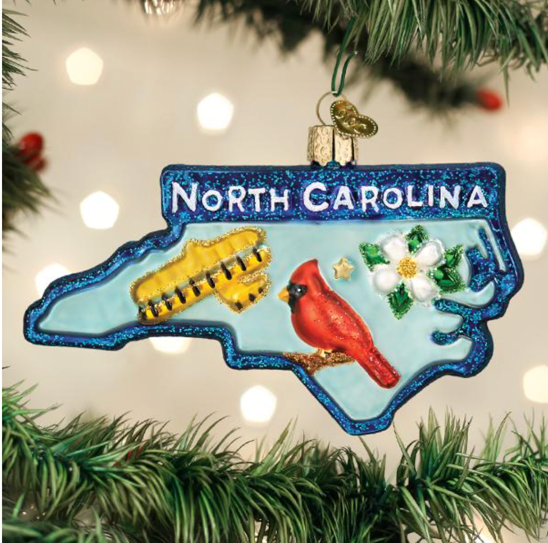 Old World Christmas Ornament NORTH CAROLINA