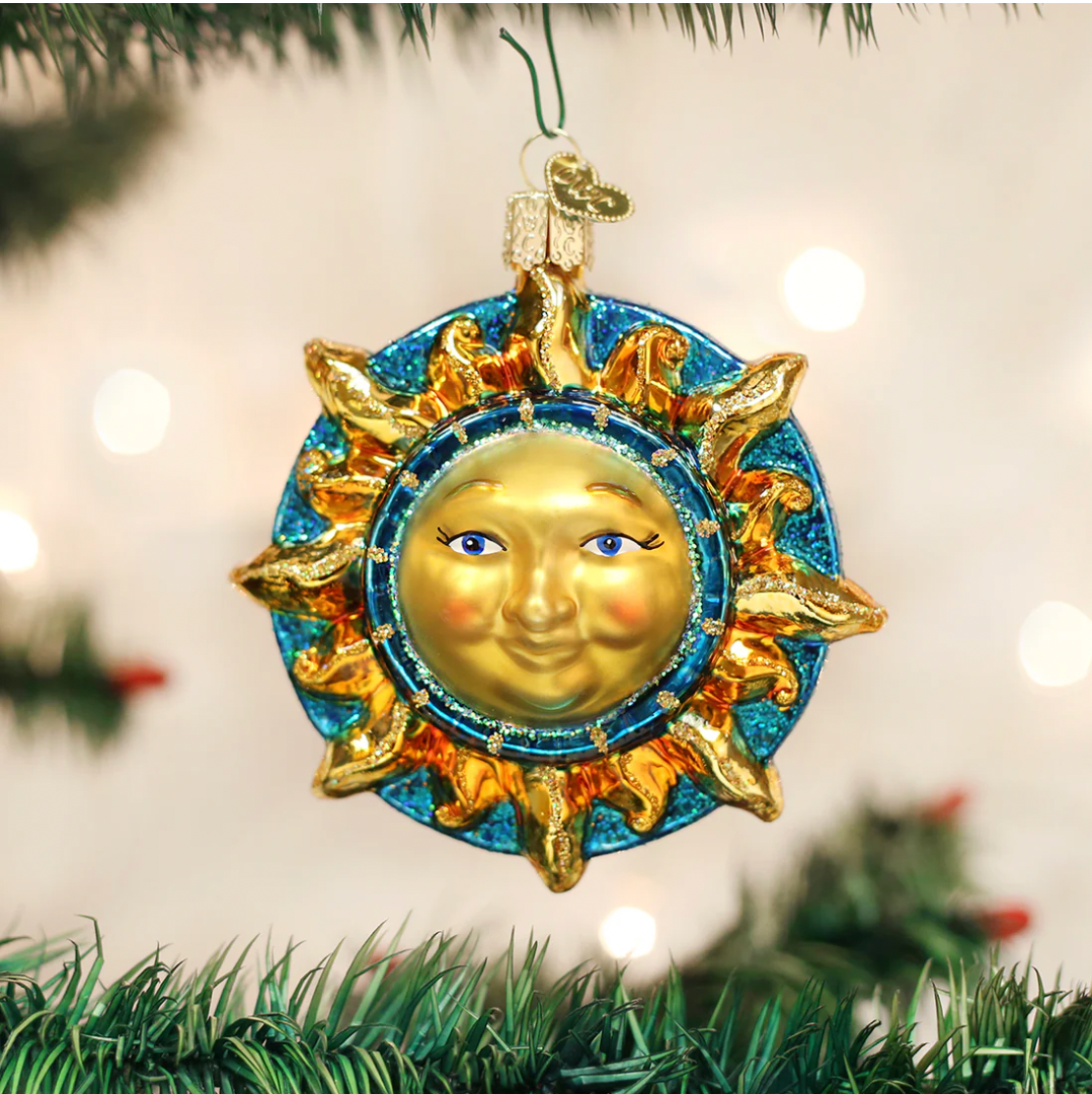 Old World Christmas Ornament FANCIFUL SUN