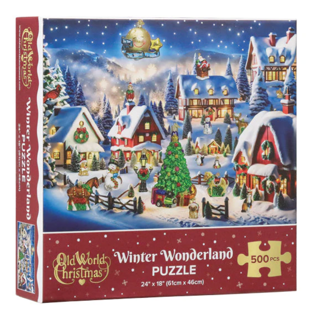 Old World Christmas Puzzle WINTER WONDERLAND