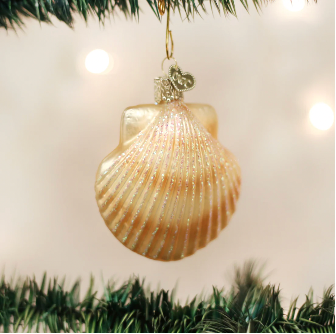 Old World Christmas Ornament SCALLOP SHELL
