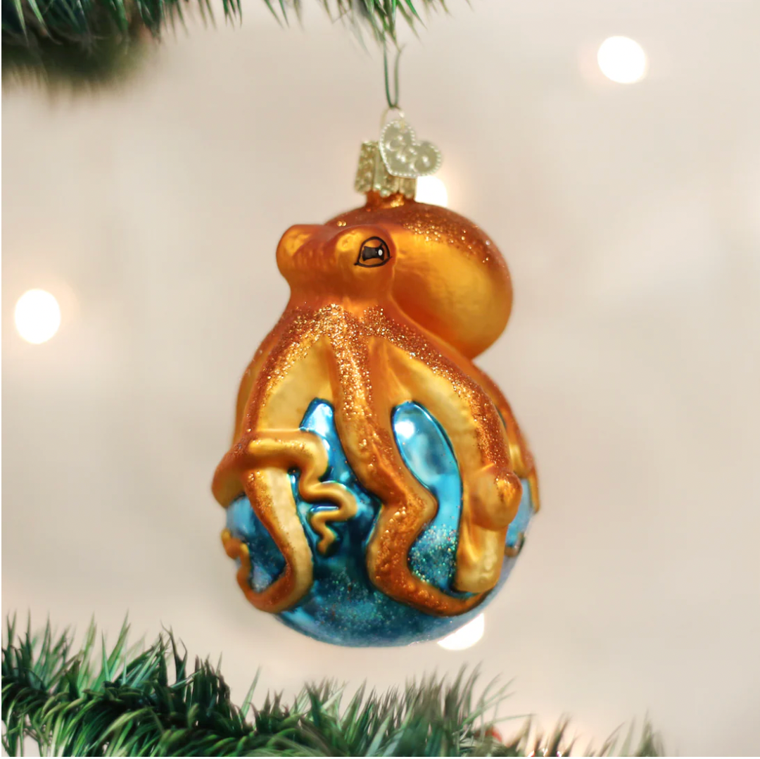 Old World Christmas Ornament OCTOPUS