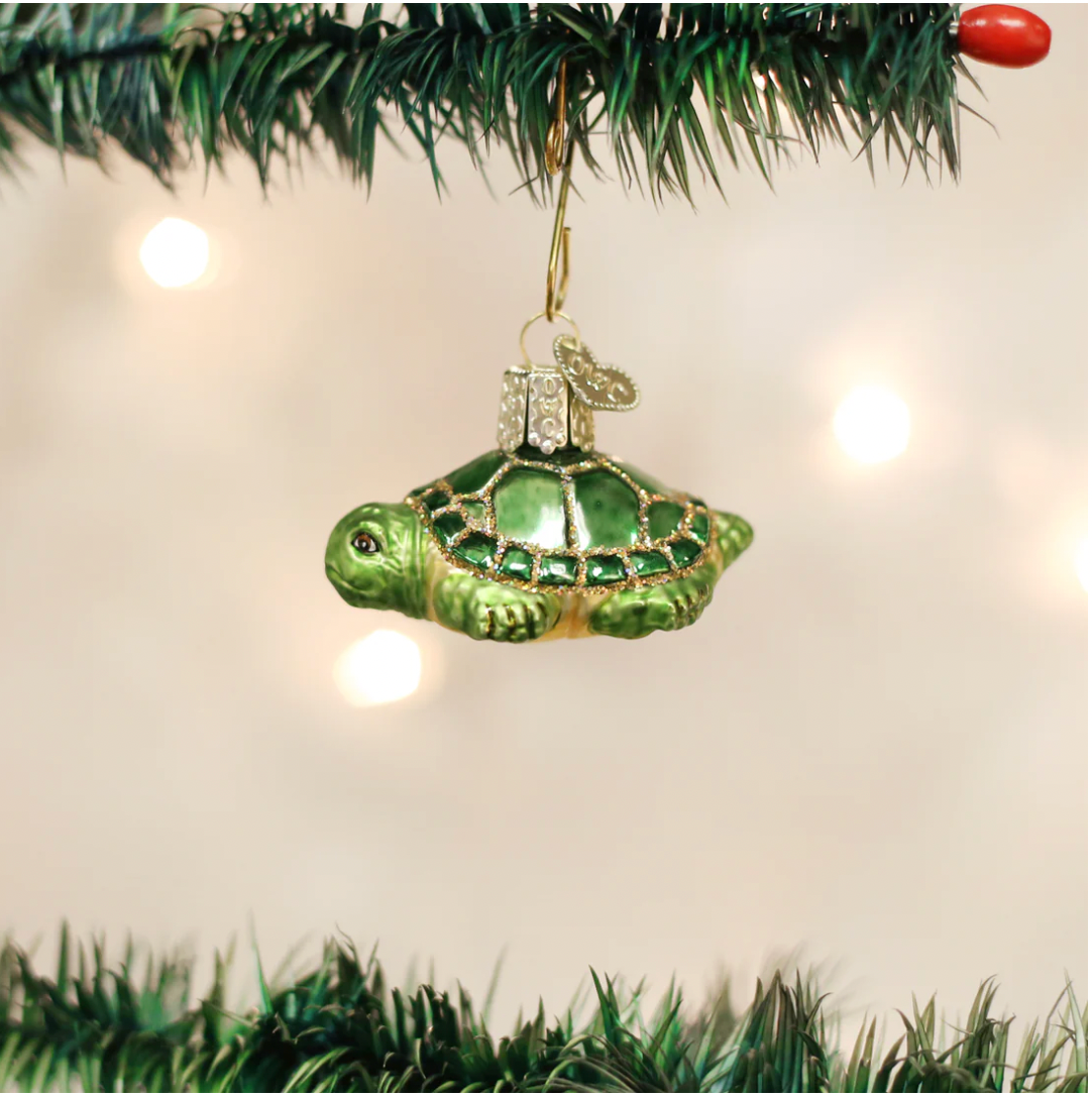 Old World Christmas Ornament SMALL TURTLE
