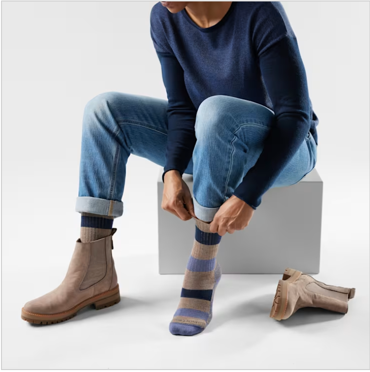 Smartwool Everyday Barnsley Sweater Crew Socks NIGHTFALL