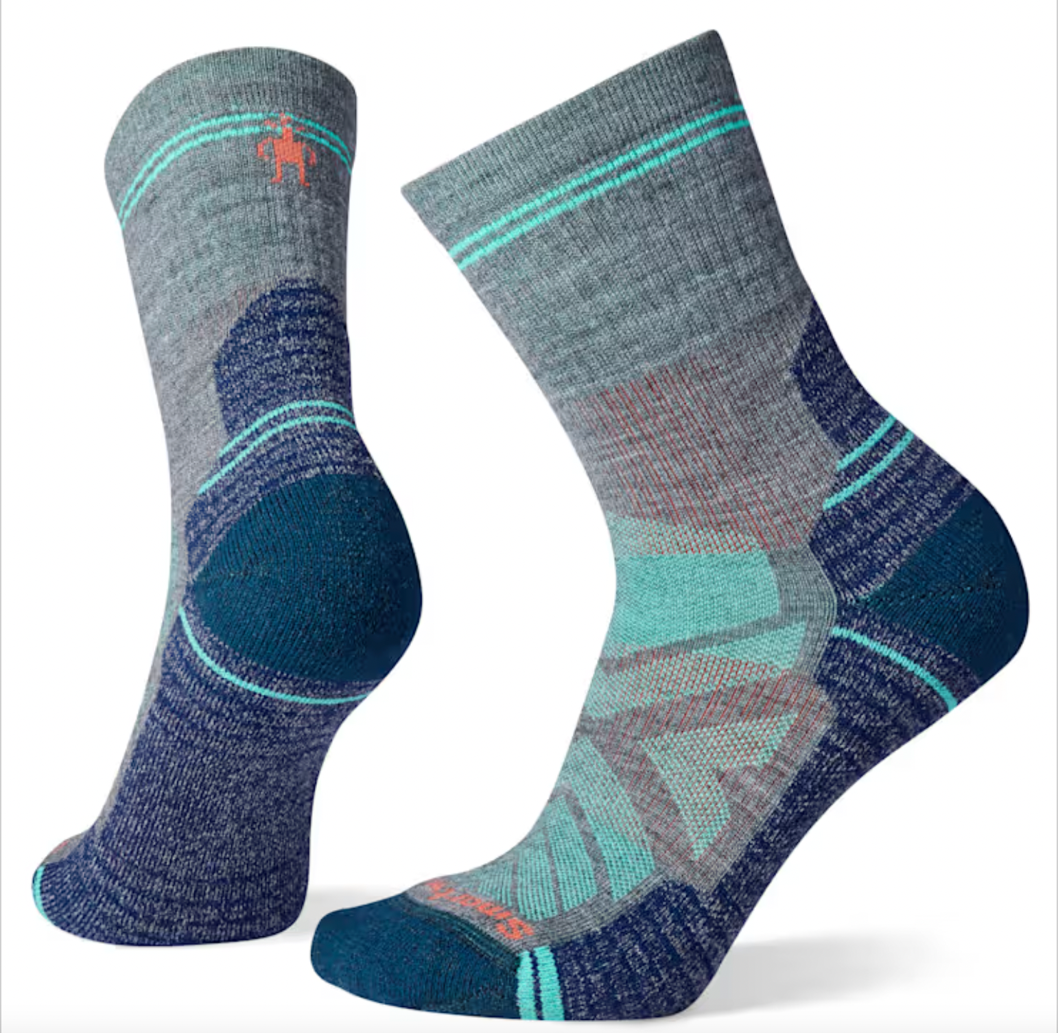 Smartwool W Hike Mid Crew Socks MEDIUM GRAY