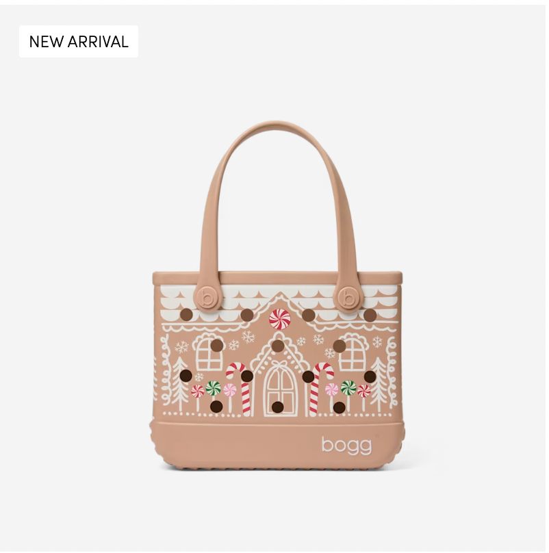 Bogg Bitty Bogg Bag Merry & Bright GINGER SPICE