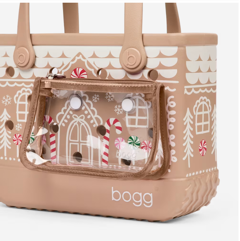 Bogg Bitty Bogg Bag Merry & Bright GINGER SPICE