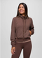 prAna W Cozy Up Full Zip CAROB HEATHER