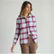 North River W LS Malibu Slub Woven MAUVE WINE
