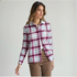North River W LS Malibu Slub Woven MAUVE WINE