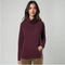 North River W Brookline Mock Neck MAUVE WINE