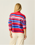 Carve Designs W Olivia Plush Sweater MULTISTRIPE