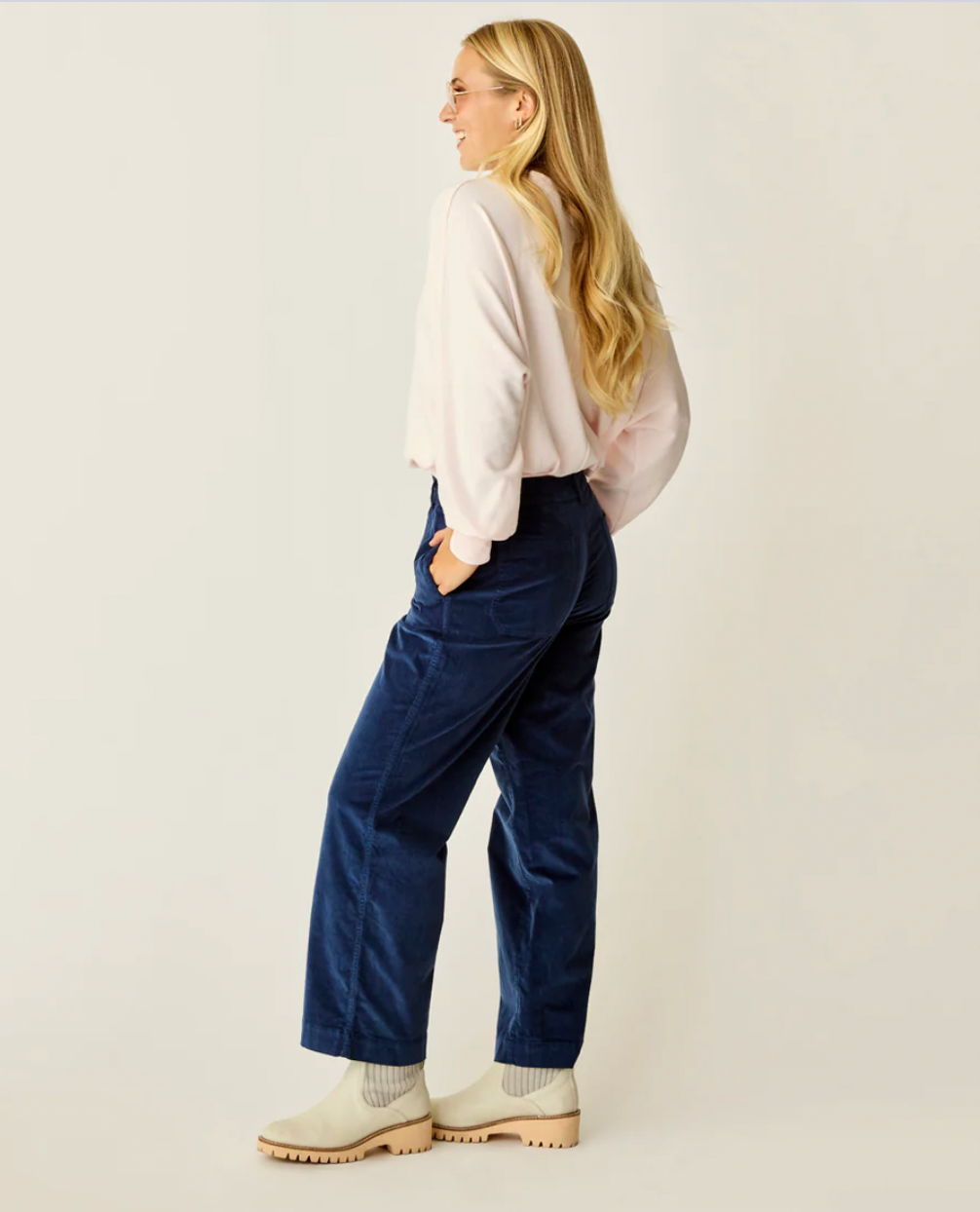 Carve Designs W Rex Wide Leg Pant NAVY