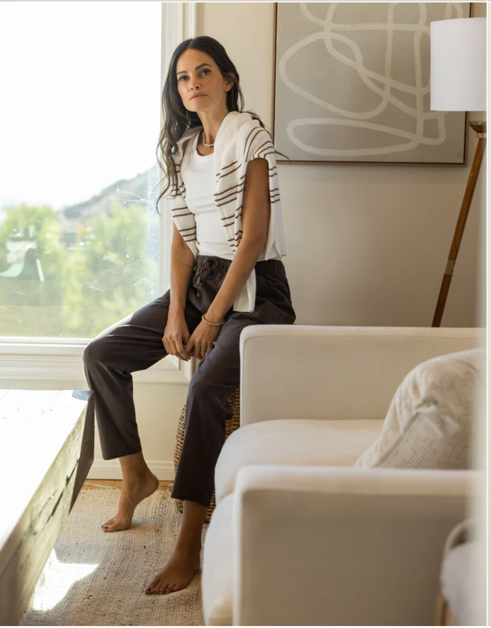 Carve Designs W Zoe Twill Pant ESPRESSO