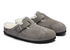 Birkenstock W Boston Suede Leather Shearling STONE COIN - NARROW