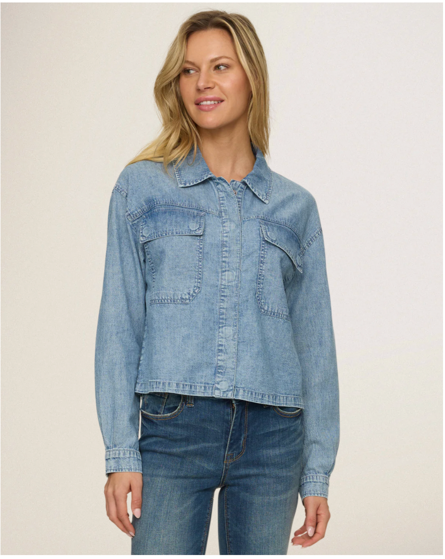 Flag & Anthem W Hayden Tencel Jacket MED WASH