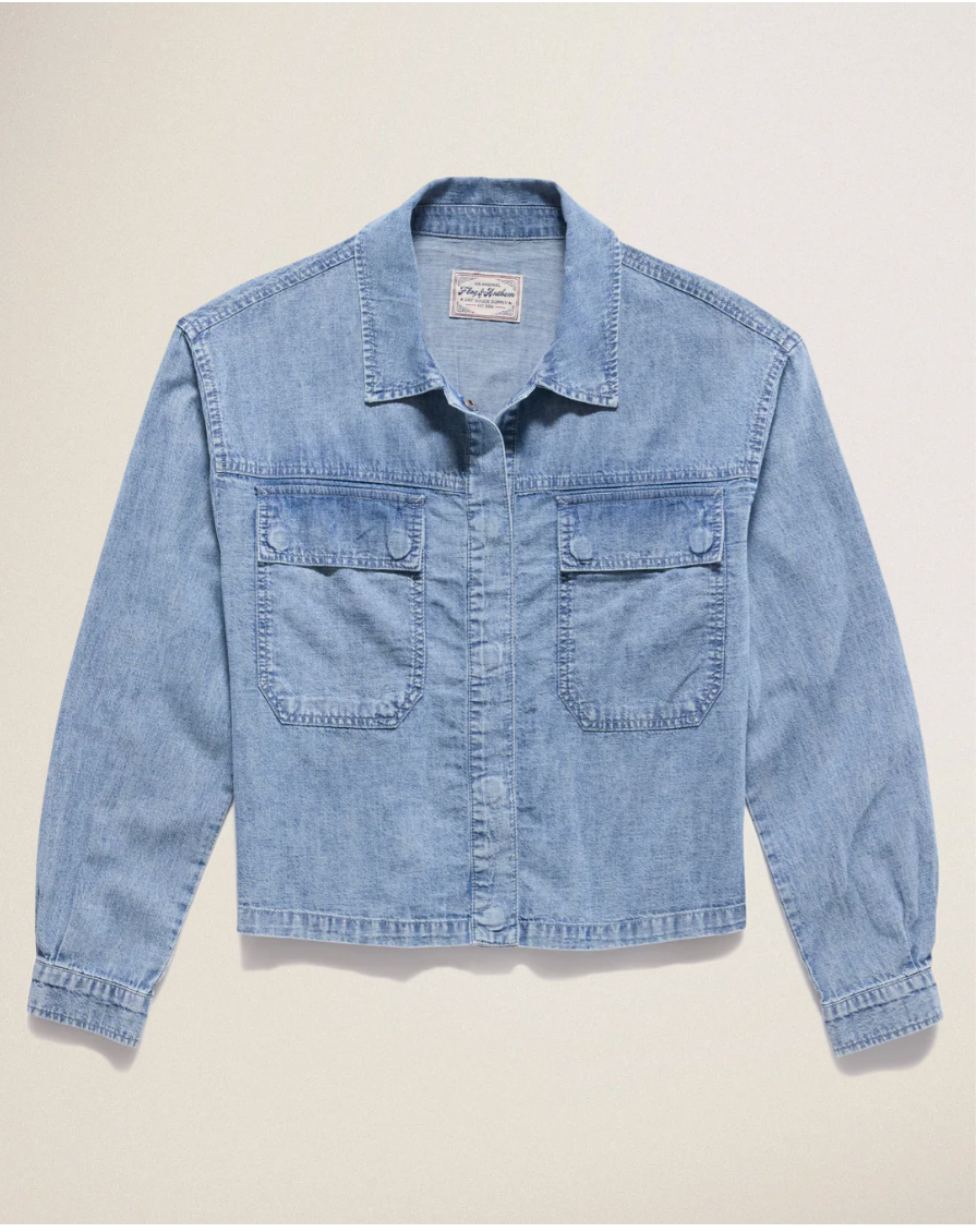 Flag & Anthem W Hayden Tencel Jacket MED WASH