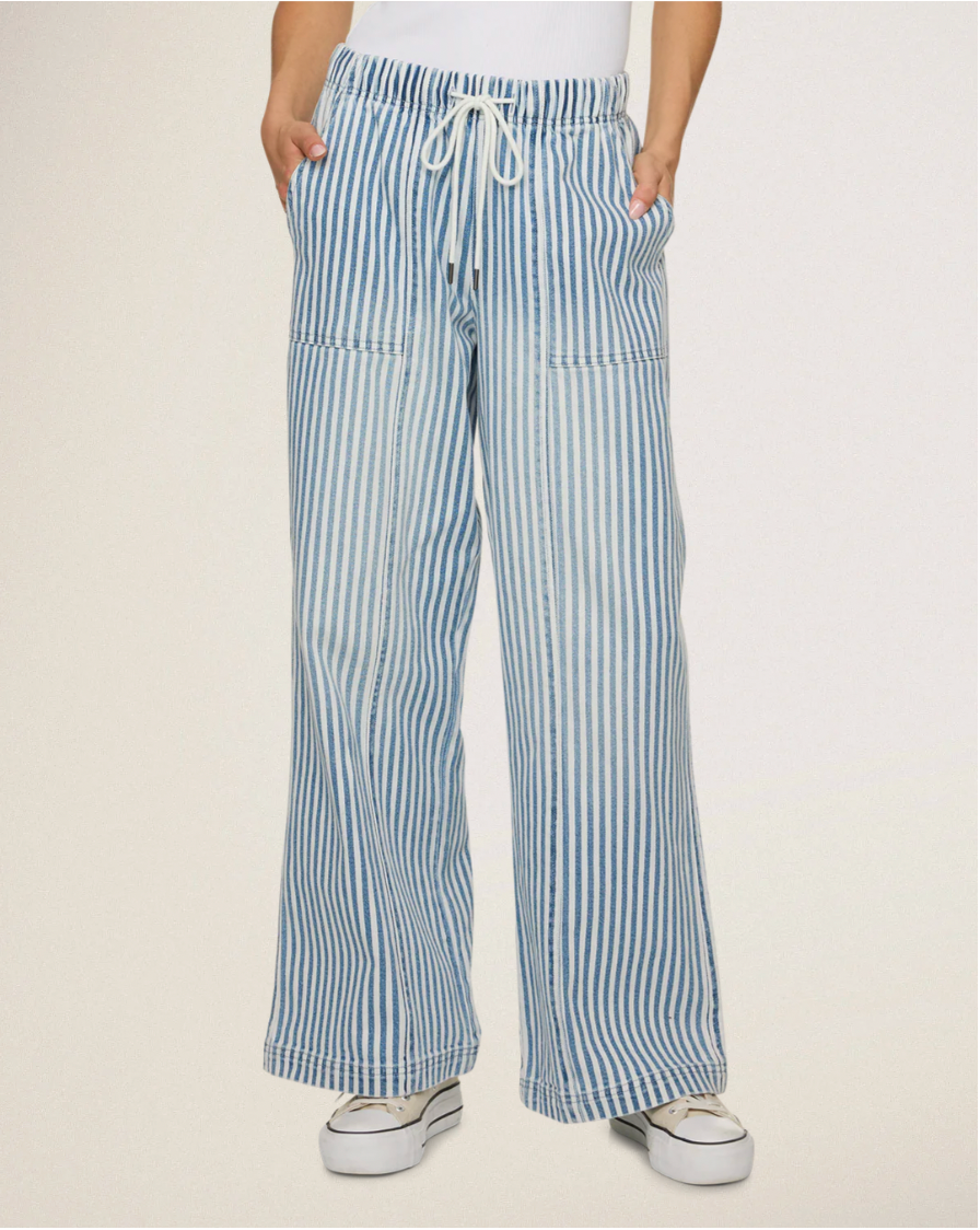 Flag & Anthem W Triana Wide Leg Pull On Pant MED WASH