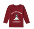 Life is Good Toddler LS Crusher Not My First Snowdeo Tee ADIRONDACK RED