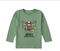 Life is Good Toddler LS Crusher Merry Christmoose GRANITE GREEN