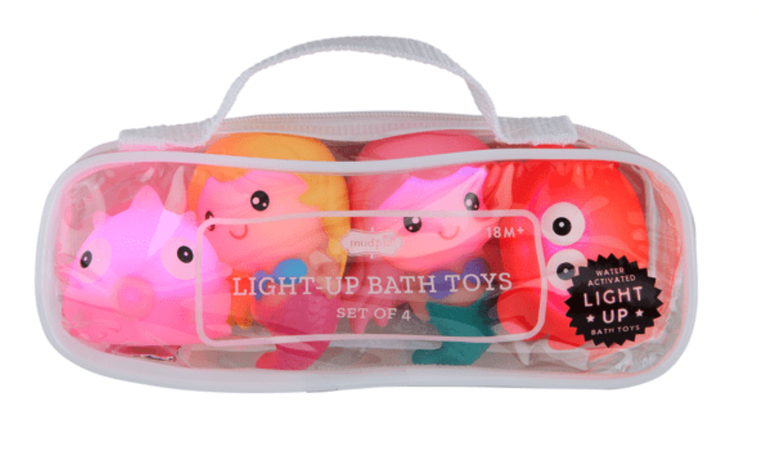 Mud Pie Light Up Mermaid Bath Toys