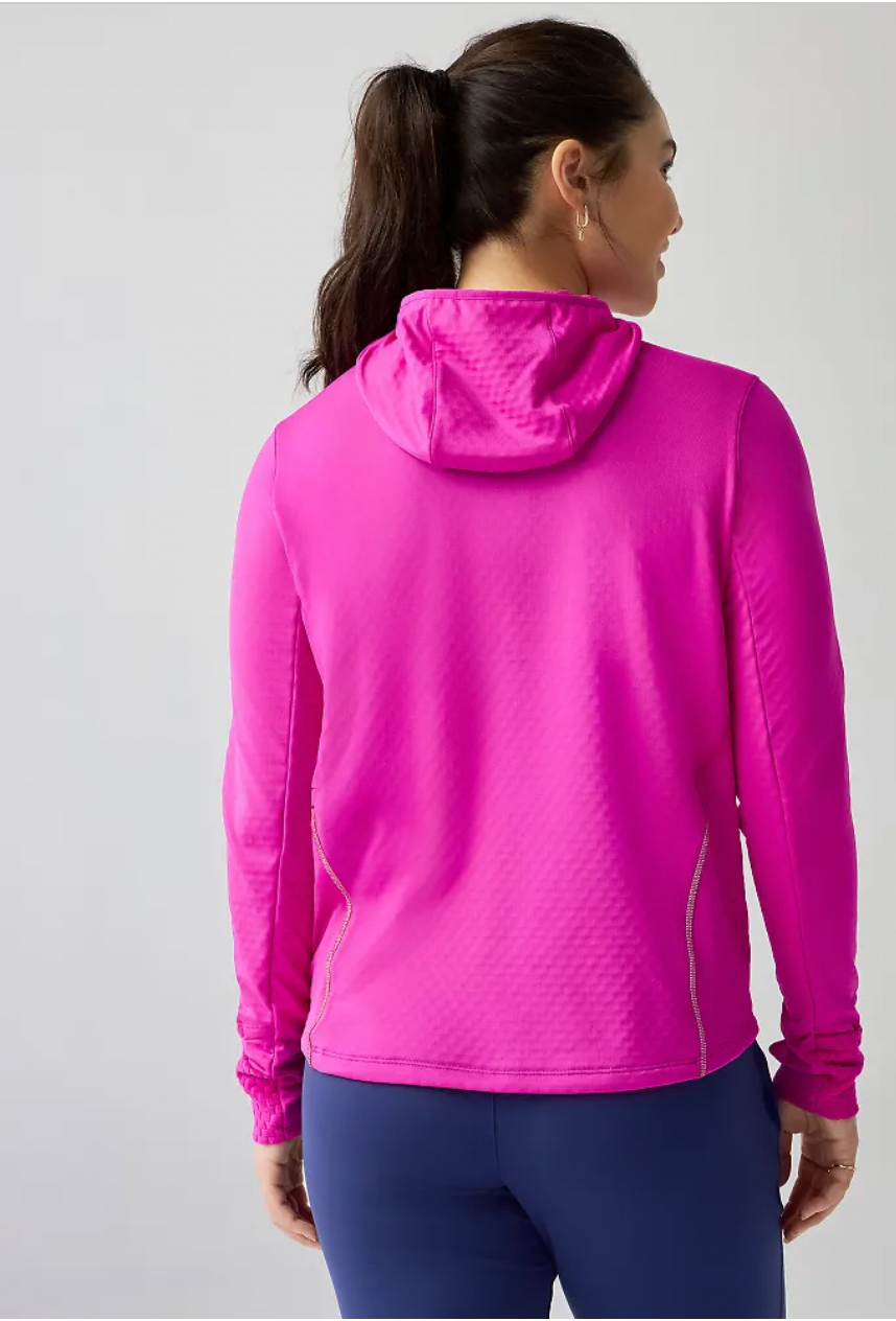 Brooks W Thermal Notched Hoodie 3.0 MAGENTA