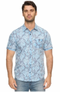Flag & Anthem M SS Hinesburg Floral Shirt BLUE MULTI