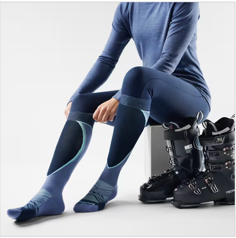 Smartwool W Ski Over The Calf NIGHTFALL BLUE