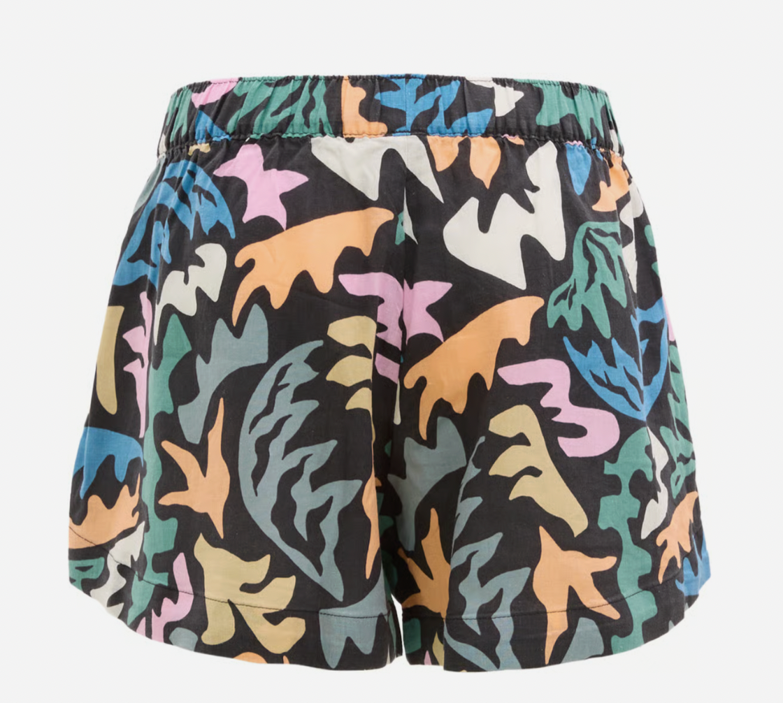 Patagonia W Garden Island Short ABSTRACT KALEIDOSCOPE BLACK