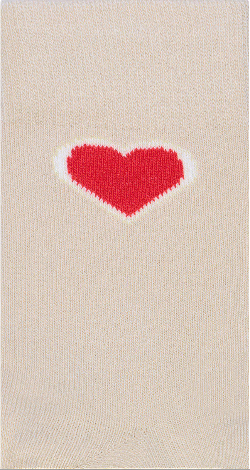 Birkenstock Kids Cotton Ribbed Socks HEART