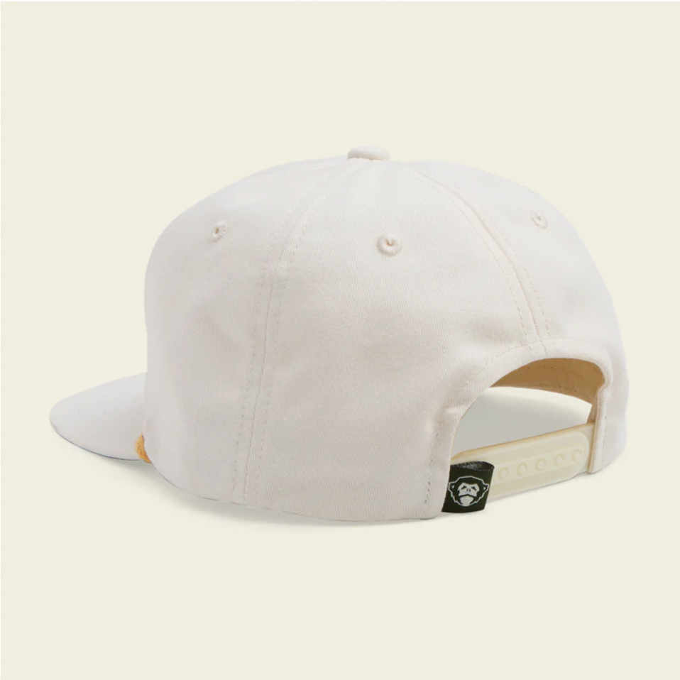 Howler Bros El Sol Unstructured Snapback Hat WHITE
