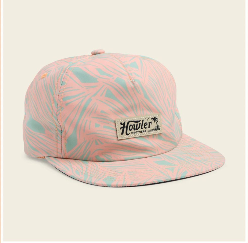 Howler Bros Full Frondal Unstructured Snapback Hat DREAMSICLE