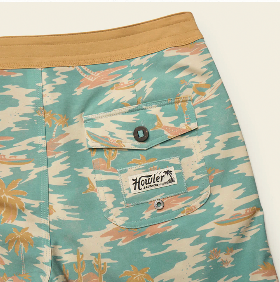 Howler Bros M Bruja Boardshort DREAMLAND SEAFOAM
