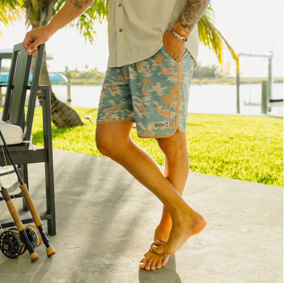 Howler Bros M Bruja Boardshort DREAMLAND SEAFOAM