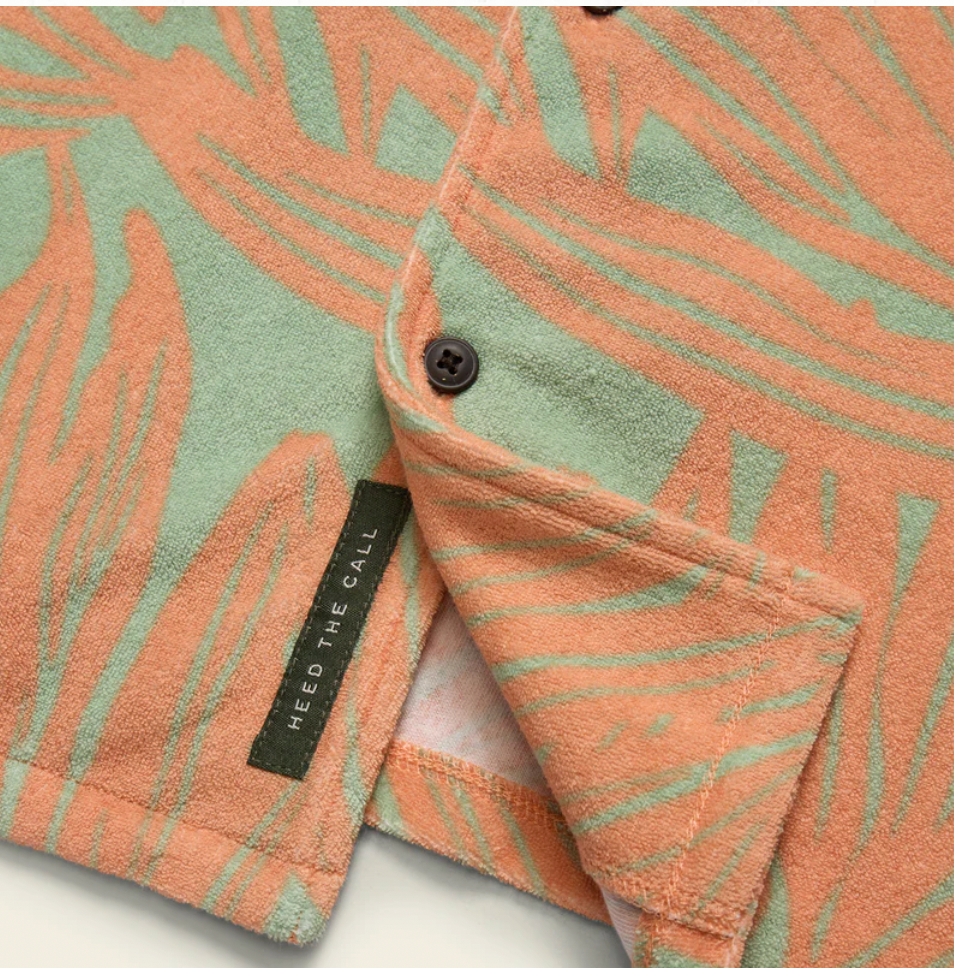 Howler Bros M Palapa Terry Shirt FULL FRONDAL DREAMSICLE