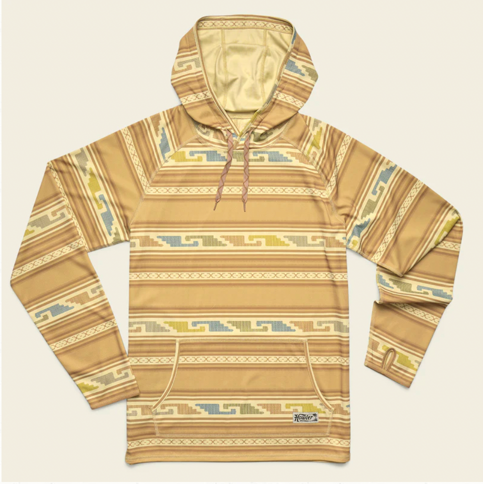 Howler Bros M Loggerhead Hoodie TEMPLE TRACKS CAMEL